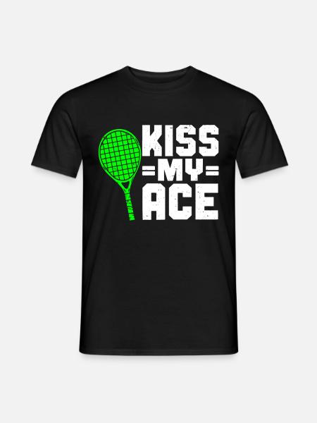 Tennis Player - Men's T-Shirt - black