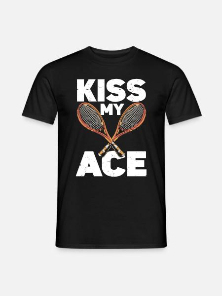 Tennis Player - Men's T-Shirt - black
