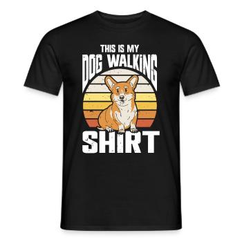 Dog Walker Professional Pet Sitter Dog Walking - Männer T-Shirt - Schwarz - Vorne - AI Model Male 178 light (178cm)