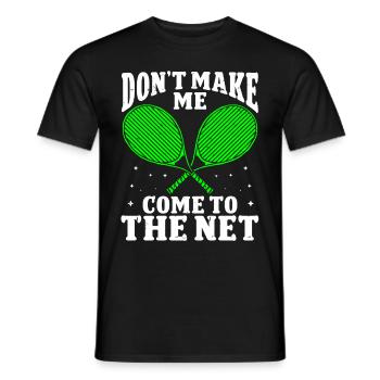 Tennis Player - Men's T-Shirt - black - Front - AI Model Male 178 light (178cm)