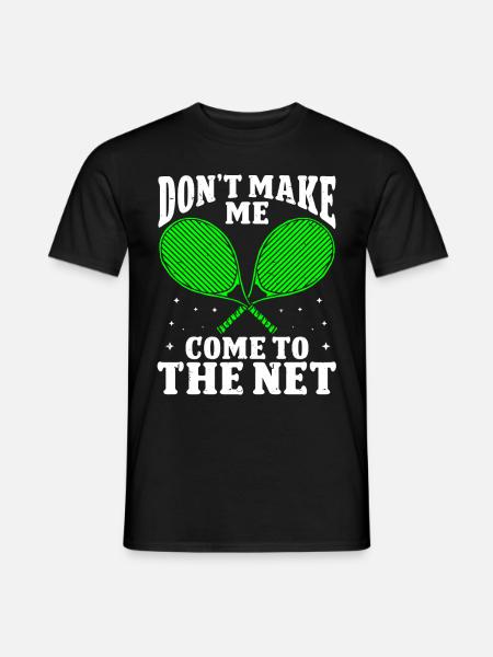 Tennis Player - Men's T-Shirt - black
