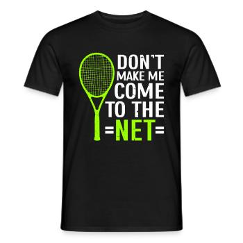 Tennis Player - Männer T-Shirt - Schwarz - Vorne - AI Model Male 178 light (178cm)