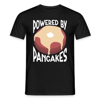 Pancakes Breakfast Food Lover - Men's T-Shirt - black - Front - AI Model Male 178 light (178cm)