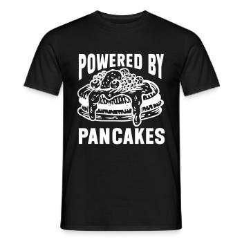 Pancakes Breakfast Food Lover - Men's T-Shirt - black - Front - AI Model Male 178 light (178cm)