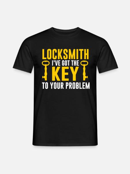 Locksmith Lockpicking Lockpicker - Männer T-Shirt - Schwarz