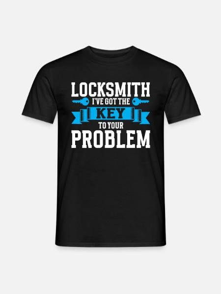 Locksmith Lockpicking Lockpicker - Männer T-Shirt - Schwarz