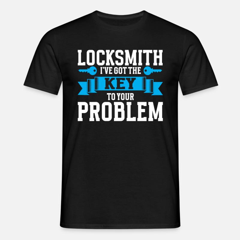 Locksmith Lockpicking Lockpicker - Männer T-Shirt - Schwarz