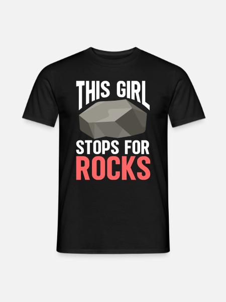Collectionneur de roches Géologue Géologue - T-shirt homme - noir