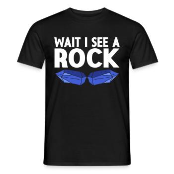 Rock Collector Geology Geologist - Männer T-Shirt - Schwarz - Vorne - AI Model Male 178 light (178cm)