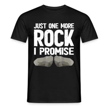 Rock Collector Geology Geologist - Männer T-Shirt - Schwarz - Vorne - AI Model Male 178 light (178cm)