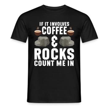 Rock Collector Geology Geologist - Männer T-Shirt - Schwarz - Vorne - AI Model Male 178 light (178cm)