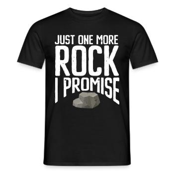 Rock Collector Geology Geologist - Männer T-Shirt - Schwarz - Vorne - AI Model Male 178 light (178cm)
