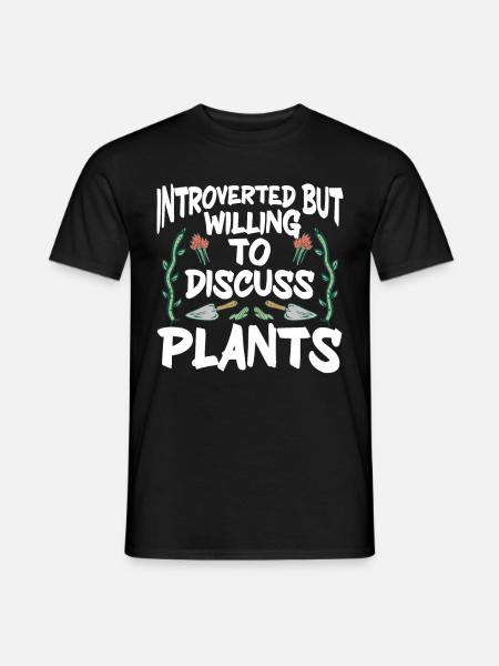 Plants Gardening Gardener - Men's T-Shirt - black