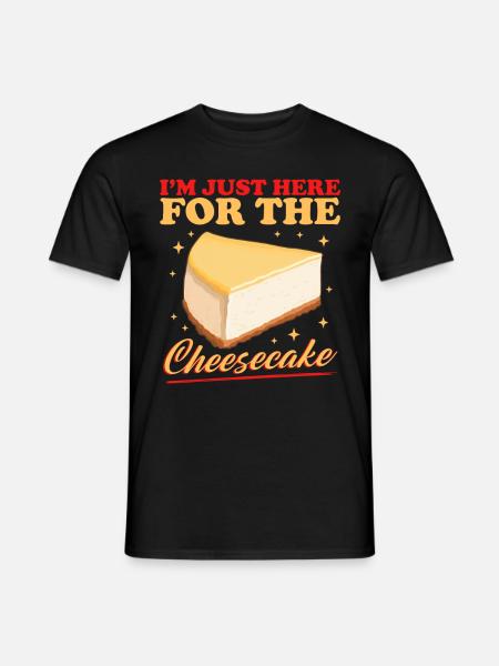 Cheesecake Cheesecake Gift - Men's T-Shirt - black
