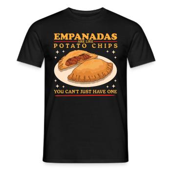 Empanada Empanadas Dumpling Cadeaux - T-shirt homme - noir - Devant - AI Model Male 178 light (178cm)
