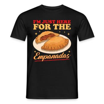 Empanadas Empanada Dumpling Cadeaux - T-shirt homme - noir - Devant - AI Model Male 178 light (178cm)