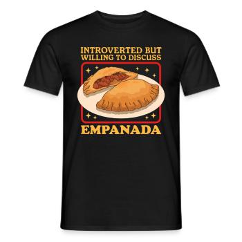 Empanadas Dumpling Empanada Cadeau - T-shirt homme - noir - Devant - AI Model Male 178 light (178cm)