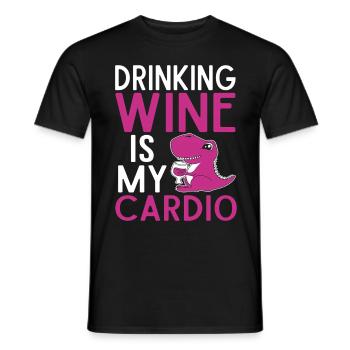 Wine Tasting Funny Wine Lover - Männer T-Shirt - Schwarz - Vorne - AI Model Male 178 light (178cm)