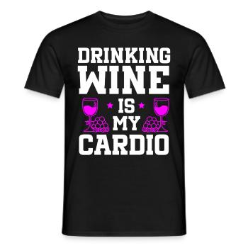 Wine Tasting Funny Wine Lover - Männer T-Shirt - Schwarz - Vorne - AI Model Male 178 light (178cm)