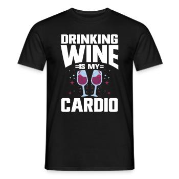 Wine Tasting Funny Wine Lover - Männer T-Shirt - Schwarz - Vorne - AI Model Male 178 light (178cm)