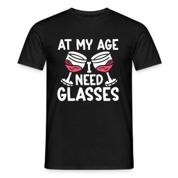 Wine Tasting Funny Wine Lover - Männer T-Shirt - Schwarz - Vorne - AI Model Male 178 light (178cm)