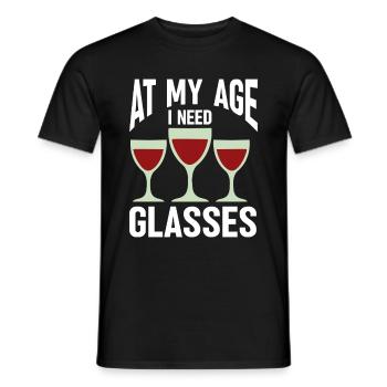Wine Tasting Funny Wine Lover - Männer T-Shirt - Schwarz - Vorne - AI Model Male 178 light (178cm)