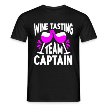 Wine Tasting Funny Wine Lover - Männer T-Shirt - Schwarz - Vorne - AI Model Male 178 light (178cm)