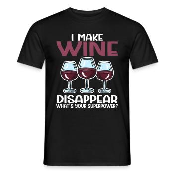 Wine Tasting Funny Wine Lover - Männer T-Shirt - Schwarz - Vorne - AI Model Male 178 light (178cm)