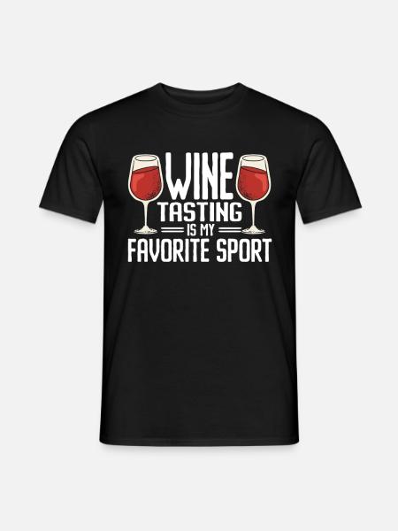 Wine Tasting Funny Wine Lover - Men's T-Shirt - black