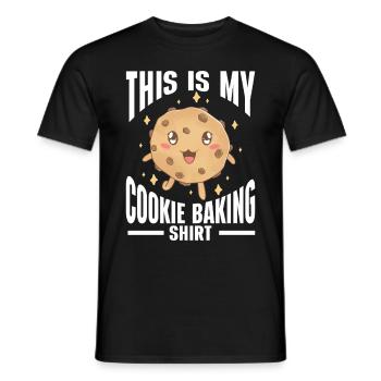 Baking Bakery Baker - Men's T-Shirt - black - Front - AI Model Male 178 light (178cm)