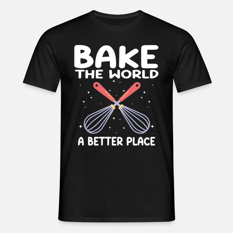 Baking Bakery Baker - Men's T-Shirt - black