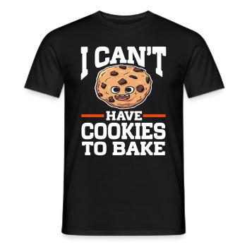 Baking Bakery Baker - Männer T-Shirt - Schwarz - Vorne - AI Model Male 178 light (178cm)