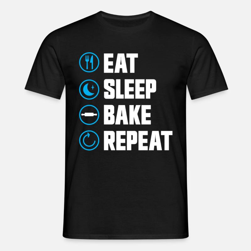 Baking Bakery Baker - Men's T-Shirt - black