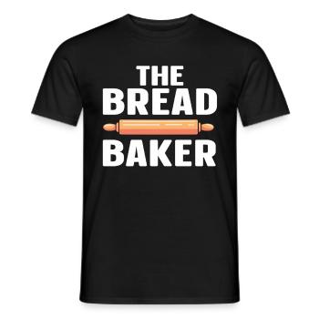 Baking Bakery Baker - Men's T-Shirt - black - Front - AI Model Male 178 light (178cm)