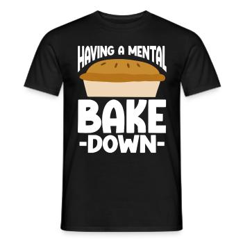 Baking Bakery Baker - Men's T-Shirt - black - Front - AI Model Male 178 light (178cm)