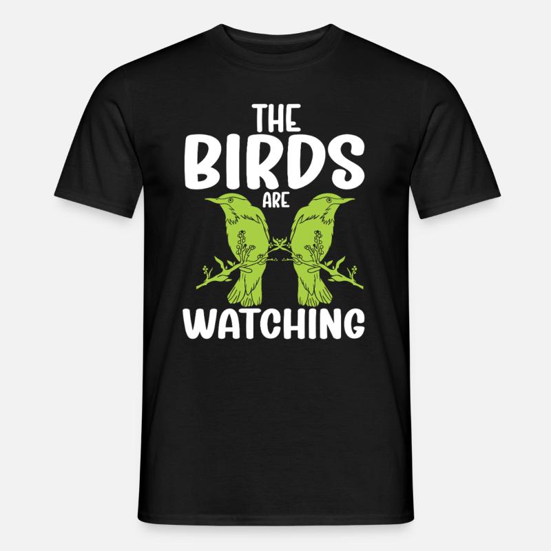 Bird Watching Cute Bird Lover - Männer T-Shirt - Schwarz