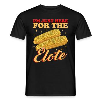 Elote Mexican Elotes Gift - Men's T-Shirt - black - Front - AI Model Male 178 light (178cm)