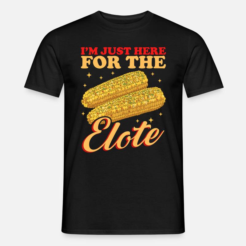 Elote mexikanischer Elotes Geschenk - Männer T-Shirt - Schwarz