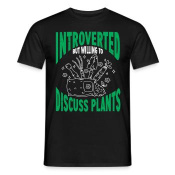 Jardinage Horticulture Jardinier - T-shirt homme - noir - Devant - AI Model Male 178 light (178cm)