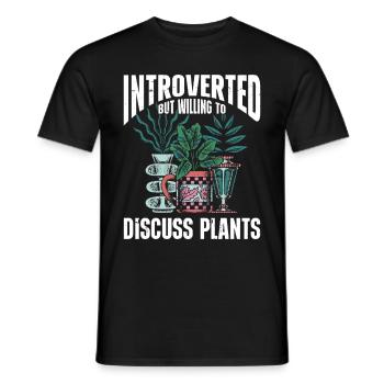 Jardinage Horticulture Jardinier - T-shirt homme - noir - Devant - AI Model Male 178 light (178cm)