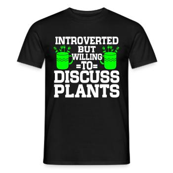 Jardinage Horticulture Jardinier - T-shirt homme - noir - Devant - AI Model Male 178 light (178cm)