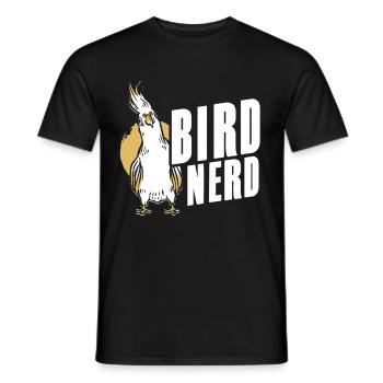 Bird Watching Cute Bird Lover - Men's T-Shirt - black - Front - AI Model Male 178 light (178cm)