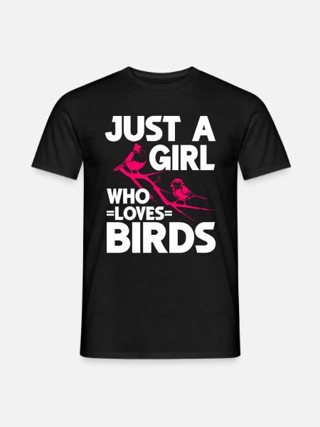 Bird Watching Cute Bird Lover - Men's T-Shirt - black