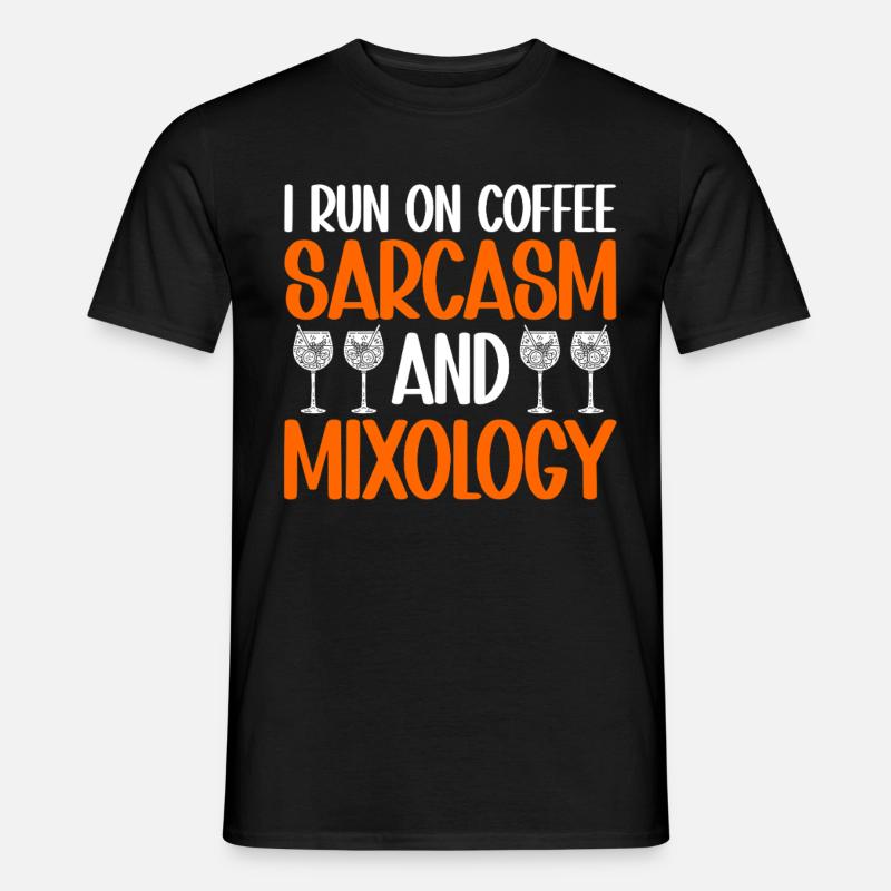 Mixologist Barkeepker Bartender Mixology - Männer T-Shirt - Schwarz