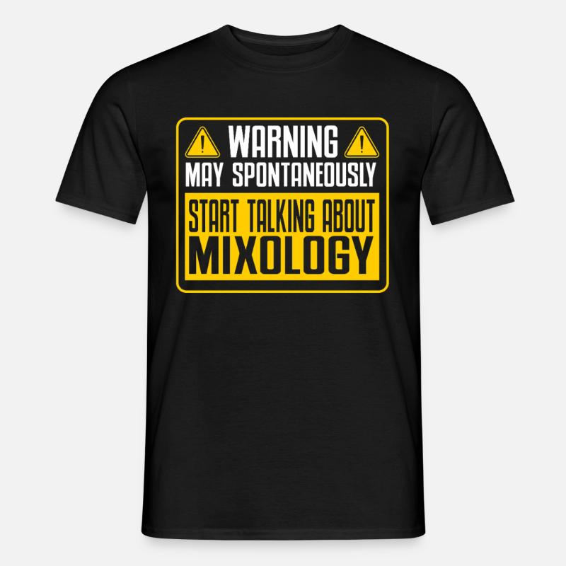 Mixologist Barkeepker Bartender Mixology - Männer T-Shirt - Schwarz