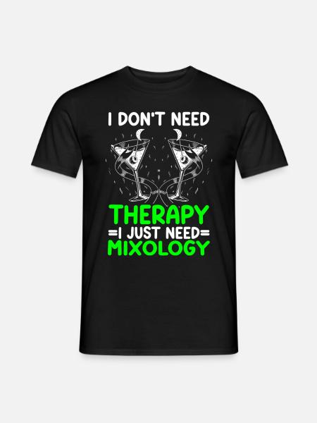 Mixologist, Bartender, Bartender, Mixology - Men's T-Shirt - black