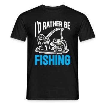 Fishing Design Fish Lover Fisherman - Männer T-Shirt - Schwarz - Vorne - AI Model Male 178 light (178cm)