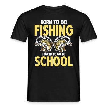Fishing Design Fish Lover Fisherman - Männer T-Shirt - Schwarz - Vorne - AI Model Male 178 light (178cm)