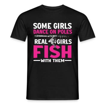 Fishing Design Fish Lover Fisherman - Männer T-Shirt - Schwarz - Vorne - AI Model Male 178 light (178cm)