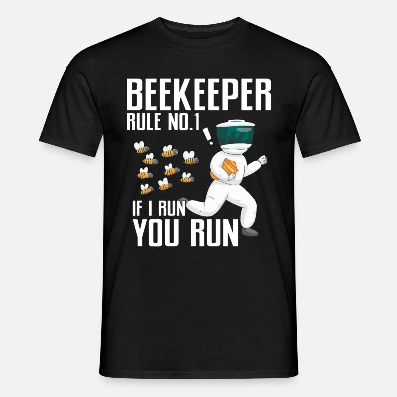 Beekeeping Bees Beekeeper - Männer T-Shirt - Schwarz